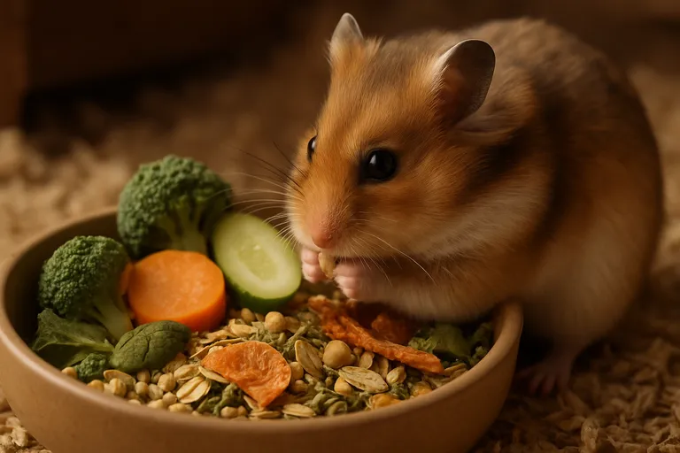 Waarom natuurlijke voeding belangrijk is voor hamsters